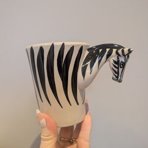 Zebra Striped Ceramic Mug